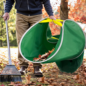 Bolsas para Recoger Hojas Extra Grandes, Portátiles, Plegables, Reutilizables, para Jardín, Césped y Basura - Product Image 2