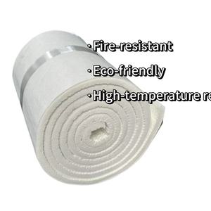 Couverture en fibre de silicate d'aluminium à prix d'usine, couverture en fibre céramique blanche de haute qualité pour <span class=keywords><strong>l</strong></span>'isolation des fours - Product Image 2