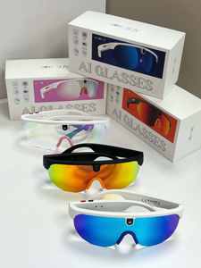 OEM Fashion Sport <b>Glasses</b> with <b>Camera</b> 800W 1200 Music Playback Chat GPT Sunglasses AI Translation 2Lens AIMB-G5 AI Smart <b>Glasses</b> - Product Image 5