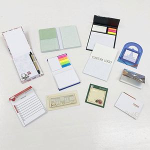 Blocs de Notas Cuadrados Impresos Personalizados al por Mayor, Notas Adhesivas Plegables en 3 Partes, Notas Adhesivas de Bolsillo - Product Image 2