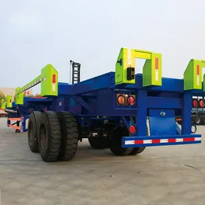 China Supplier Skeleton Container Semi Trailer 2 Axle 3 Axle 20FT 40FT 45FT Container Chassis