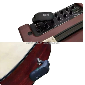 Transmisor y Receptor de Audio C01, Sistema Inalámbrico para Guitarra Recargable por USB, para Guitarra Eléctrica y <span class=keywords><strong>Bajo</strong></span> - Product Image 5