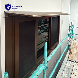 Moderne e Durevoli Tende Parasole e Frangivento in Alluminio Verniciato a Polvere con Installazione a Vite <span class=keywords><strong>per</strong></span> Facciate di Edifici - Product Image 2