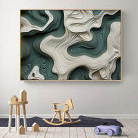 Peinture murale abstraite nordique moderne grand format effet cuir, tableau décoratif nature morte, vente chaude