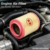 Filtre à air haute performance à prix de gros 5801400571 AF25154 P957182 C32004 pour camions et engins de construction