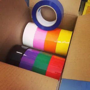 热销强力粘胶彩色包裹包装Bopp胶带纸箱密封包装彩色胶带