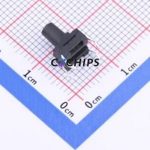 TSG001A08526A Tactile Switch Through hole Component (THT) Switch Round Button 2.6N Through Hole 6.15mm - Product Image 2