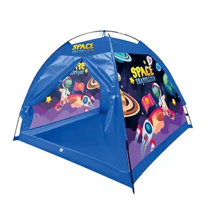 弹出式简易折叠沙滩空间帐篷遮阳棚儿童沙滩野营帐篷