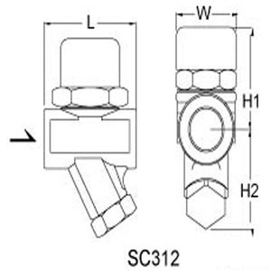 NOUVELLE ARRIVÉE Vanne de purge automatique thermodynamique réglable haute température à brides - SC312 - Product Image 2