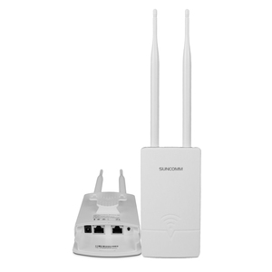 Para SUNCOMM N595 Punto de acceso al aire libre (<span class=keywords><strong>AC1200</strong></span>) 2,4G/5,8G Antena omnidireccional de doble banda Impermeable 300Mbps Max LAN Data Rate Firewall - Product Image 1