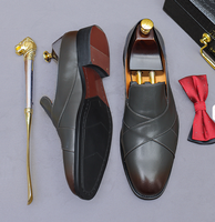 Nouvelles Chaussures Habillées Décontractées en Cuir Véritable pour Hommes, Style Mocassins, Grandes Tailles 37-46, Idéales pour le Bureau