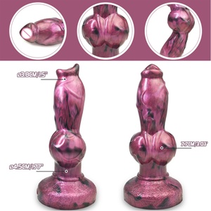 NNSX Thick Big Knot Dog <b>Dildo</b> With Strong Sucker Spirits Fantasy Animal Penis Sex Toys Anal Plug Anus Masturbator for Women 18+ - Product Image 2