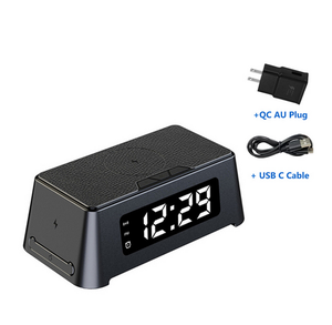 CE FCC ROHS WC067 15W Réveil <span class=keywords><strong>Chargeur</strong></span> à <span class=keywords><strong>induction</strong></span> Charge magnétique intelligente rapide Multi sans fil pour téléphone 10W Puissance de sortie - Product Image 1