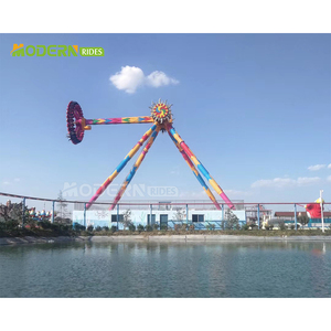 Manège Pendule 360 Degrés pour Enfants, Équipement d'Attraction Extérieur pour Parcs d'Attractions et Luna Parks, à Vendre - Product Image 4