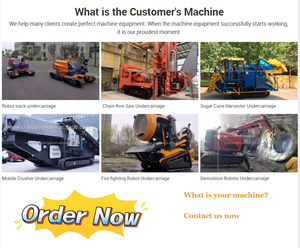 Tùy chỉnh mang 0.5-10 tấn động cơ thủy lực mini <span class=keywords><strong>Crawler</strong></span> <span class=keywords><strong>Crane</strong></span> Spider Lift Robot máy móc phần cao su theo dõi khung gầm - Product Image 5