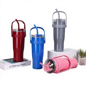 Vaso Térmico de Acero Inoxidable de 40 oz, Ecológico, Personalizado, Promocional, de Gran Capacidad, con Asa, para Exteriores - Product Image 1