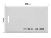 Carte RFID double fréquence UHF + 1K capable d'imprimer des étiquettes RFID en PVC/étiquette RFID active double fréquence en temps réel