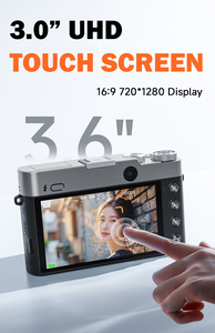 Cámara Dual Profesional de Venta Directa de Fábrica 2026, Pantalla de 3.6 Pulgadas 5K, Resolución de 64MP, Ideal para Fotos de Graduación - Product Image 4