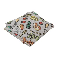 Noël et fête thème 3 plis imprimé Airlaid serviettes papier 33*33 cm boisson jetable Serviette impression personnalisée serviettes en papier
