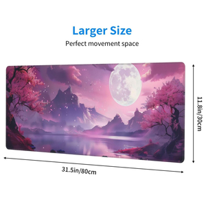 Phim Hoạt Hình Màu Hồng XXL Hẻm Núi Chuột Chơi Game Pad Với Thiết Kế Bàn Phím Lớn Mở Rộng Kích Thước Non-Slip Cơ Sở Cho Các Game thủ Anime Phong Cách - Product Image 5