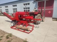Procesador de Leña Hidráulico Automático de 30 Toneladas Accionado por Toma de Fuerza de Tractor con Palancas Hidráulicas y Cuña