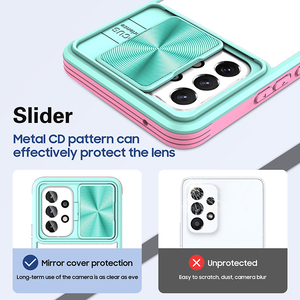 Nuovo obiettivo di scorrimento per fotocamera ibrida 3 in 1 con protezione dello schermo custodia trasparente per telefono per Samsung <span class=keywords><strong>Galaxy</strong></span> <span class=keywords><strong>A53</strong></span> <span class=keywords><strong>Cover</strong></span> Clear - Product Image 2