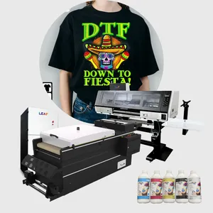 HOJA Venta caliente DTF Impresora 60cm DTF 4 i3200 Cabezal de impresión Camiseta Impresora Camiseta Máquina de impresión para camiseta Tela