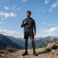 Chaussettes de compression en laine d'alpaga à hauteur de genou, personnalisables avec logo, chaussettes de compression thermiques pour le ski, la randonnée et les voyages