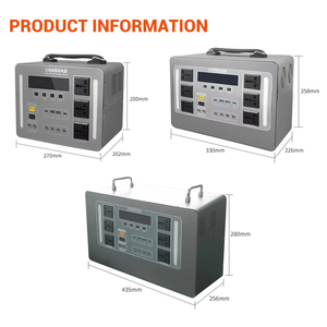 Sistema de Almacenamiento de Energía Solar Portátil de 800W 1500W 3000W AC DC para Uso Doméstico y Camping, Directo de Fábrica - Product Image 1