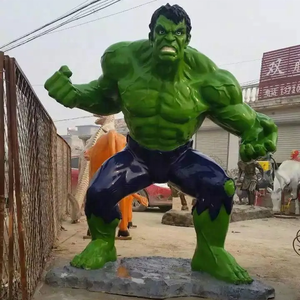 Escultura Personalizable de <span class=keywords><strong>Hulk</strong></span> para Decoración de Interiores Figura de Acción de Superhéroe Famoso de Película Artesanía en Fibra de Vidrio para Gimnasio - Product Image 5