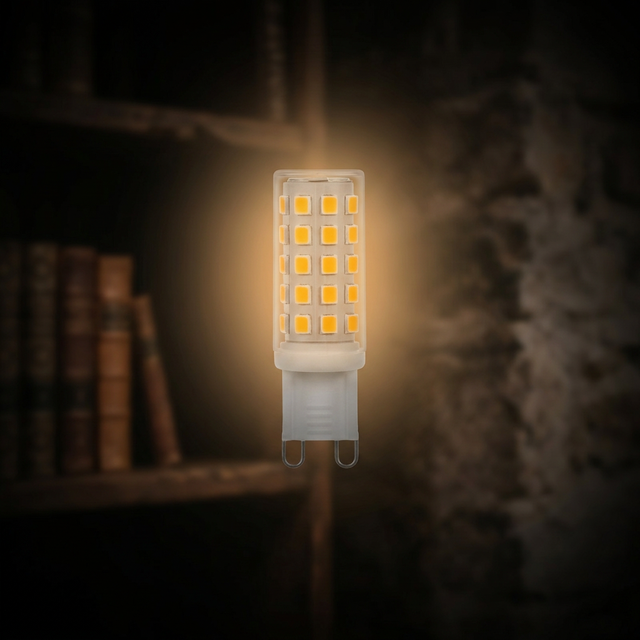 LAPU DC24V Dimmable G4 Ceramic LED Corn Bulb  3W 350lm RA80 Energy Saving G9 SMD Light 3000K/4000K/6000K