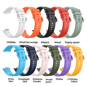 Kingsmax nuovo arrivo cinturino di ricambio in Silicone per <span class=keywords><strong>Huawei</strong></span> <span class=keywords><strong>Watch</strong></span> Fit 2 1 cinturino in Silicone - Product Image 3
