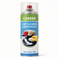 Spray Limpiador y Desodorante para Gorras CAREER, Eliminador de Manchas de Sudor y Olores para Gorras de Béisbol