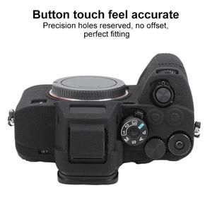 Vente chaude pour <span class=keywords><strong>Sony</strong></span> <span class=keywords><strong>Alpha</strong></span> 7 <span class=keywords><strong>V</strong></span> / ILCE-7M5 Étui de protection en silicone souple à texture de litchi - Product Image 5