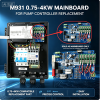 Aksesoris Papan Utama + Panel Layar LCD Cocok untuk M931 380V 0.75-4KW OEM Kotak Kontrol Pompa Limbah Cerdas Otomatis Penuh