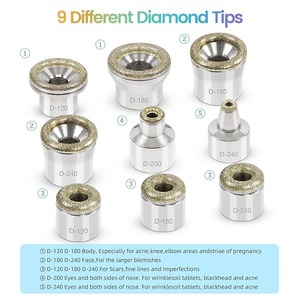 Kit Professionale per Trattamento <span class=keywords><strong>Viso</strong></span> Diamond Glow con Spray, 6 Mesi di Garanzia, Uso Domestico USA, Attrezzatura per Cura della Pelle, Lifting Facciale e Rimozione Rughe - Product Image 3