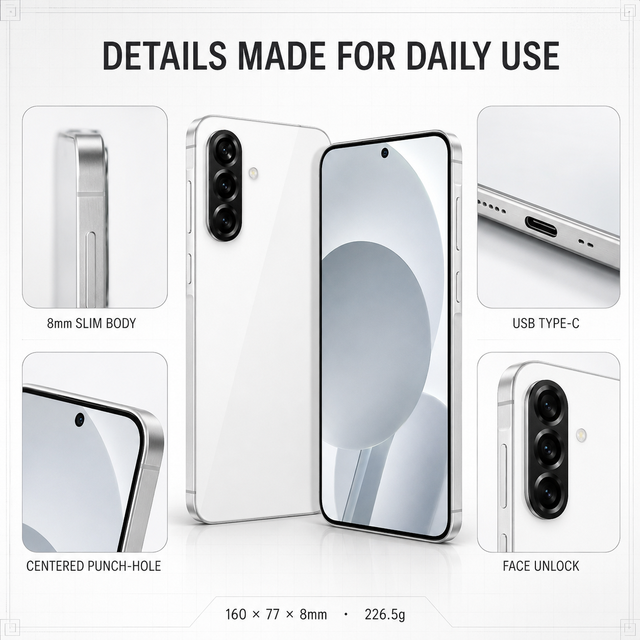 Hot Selling 6.65 Inch Cell Phone Android 12 4GB RAM 64GB 4G Dual SIM 4500mAh 16MP Autofocus Camera Face Unlock for Business