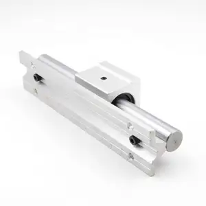 Rail de guidage linéaire rond en acier, machine cnc bon marché, S45C, avec commande