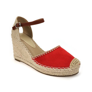 Nouvelle mode femmes chaussures Compensées en été de 8.8cm haut <span class=keywords><strong>talon</strong></span> plate-forme creuse Baotou à un bouton Fée sauvage évidé sandales - Product Image 2