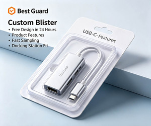 Empaque de Blíster Personalizado para Memorias USB, Blíster Transparente de PET para Exhibición de Accesorios Digitales - Product Image 2