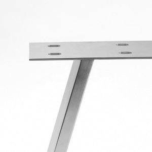 Hot Selling A-Shaped Stainless Steel <b>Table</b> <b>Legs</b> Black Metal Frame Feet for Coffee Outdoor Kitchen Living Room <b>Tables</b> for Hotels - Product Image 3