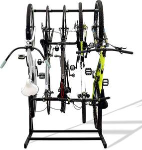 Support mural pour 5 vélos à domicile – Rangement mural pour vélos – Installation murale – Support de cadre de vélo - Product Image 2