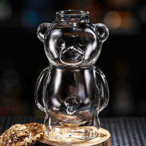 売れ筋クリエイティブベアボディホウケイ酸塩320mlビンテージ手作りユニークな形のカクテルグラスバルクバーウェア - Product Image 3