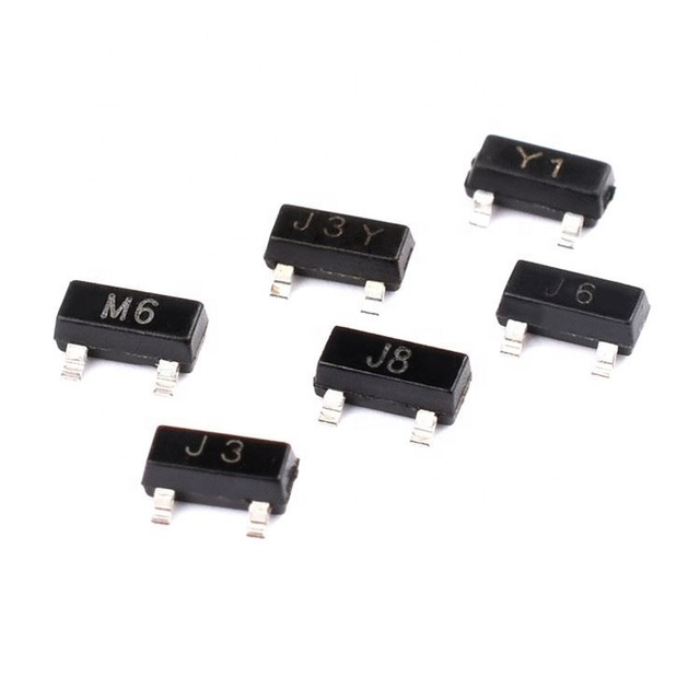 SMD Transistor Y1 Y2 J3 J6 J8 M6 J3Y 2TY 2T1SOT-23 SMD S8050 S8550 S9012 S9013 S9014 S9015 SS8550 SS8050 S9018 PNP NPN SOT-23