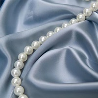 Prix usine gros élastique acétate tissu satin teint tissu 125gsm