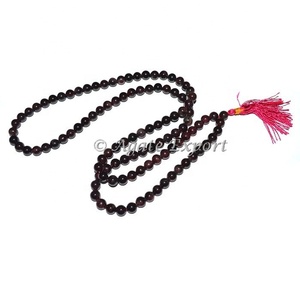 Grenat Jap Mala vente en gros 108 perles de prière - Product Image 1