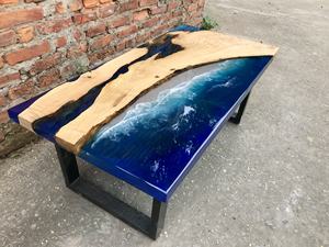 Nouveau design unique tendance 2026 pour plateau de table à manger en bois motif vague 2025, livraison gratuite, vente en gros en vrac pour la Nouvelle-Orléans - Product Image 2