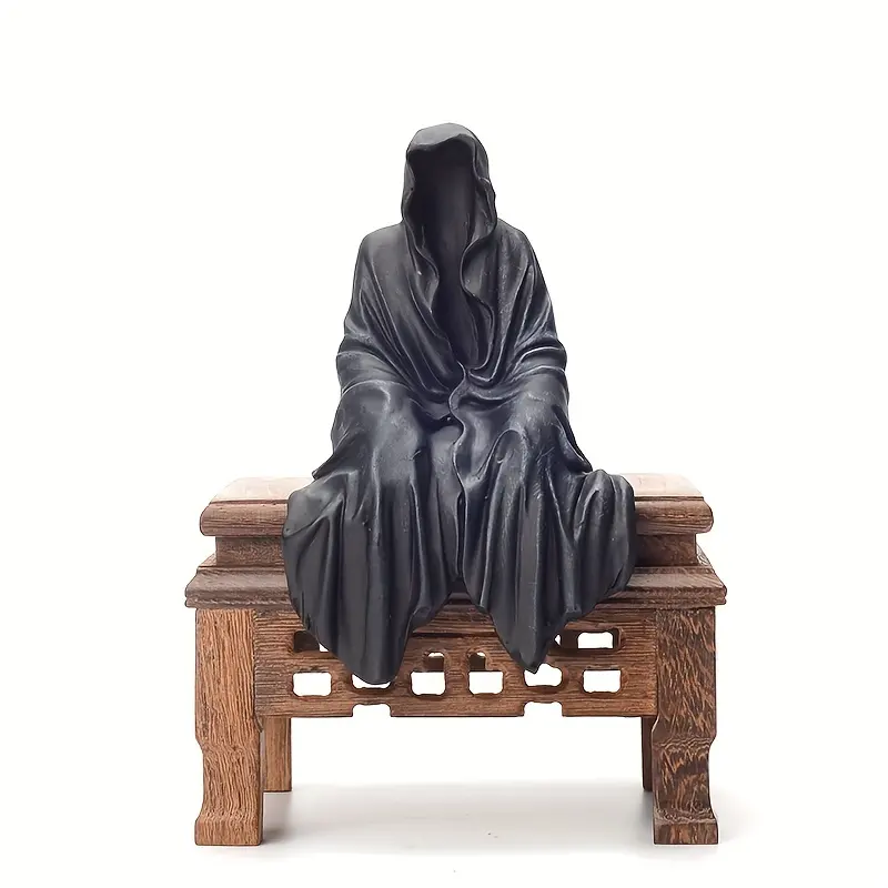 Creeper Reaper Console Tafel Decora Gotische Hars Desktop Ornament Geschilderd Beer Dier Sculptuur Outdoor Ambacht Gift Anime Gebruiken