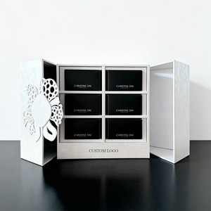 Caja de Regalo Ecológica y Elegante Personalizada <span class=keywords><strong>para</strong></span> Joyería, Cosméticos, Recuerdos, Cuidado de la Piel, con Doble Puerta y Diseño de Libro - Product Image 2