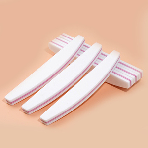 Chuyên nghiệp biểu tượng tùy chỉnh Nail tập tin miếng bọt biển 100/180 chà nhám có thể giặt làm móng tay sơn móng tay khối giấy nhám - Product Image 4